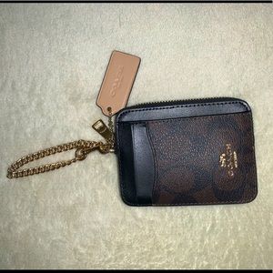Coach ID zip card case
